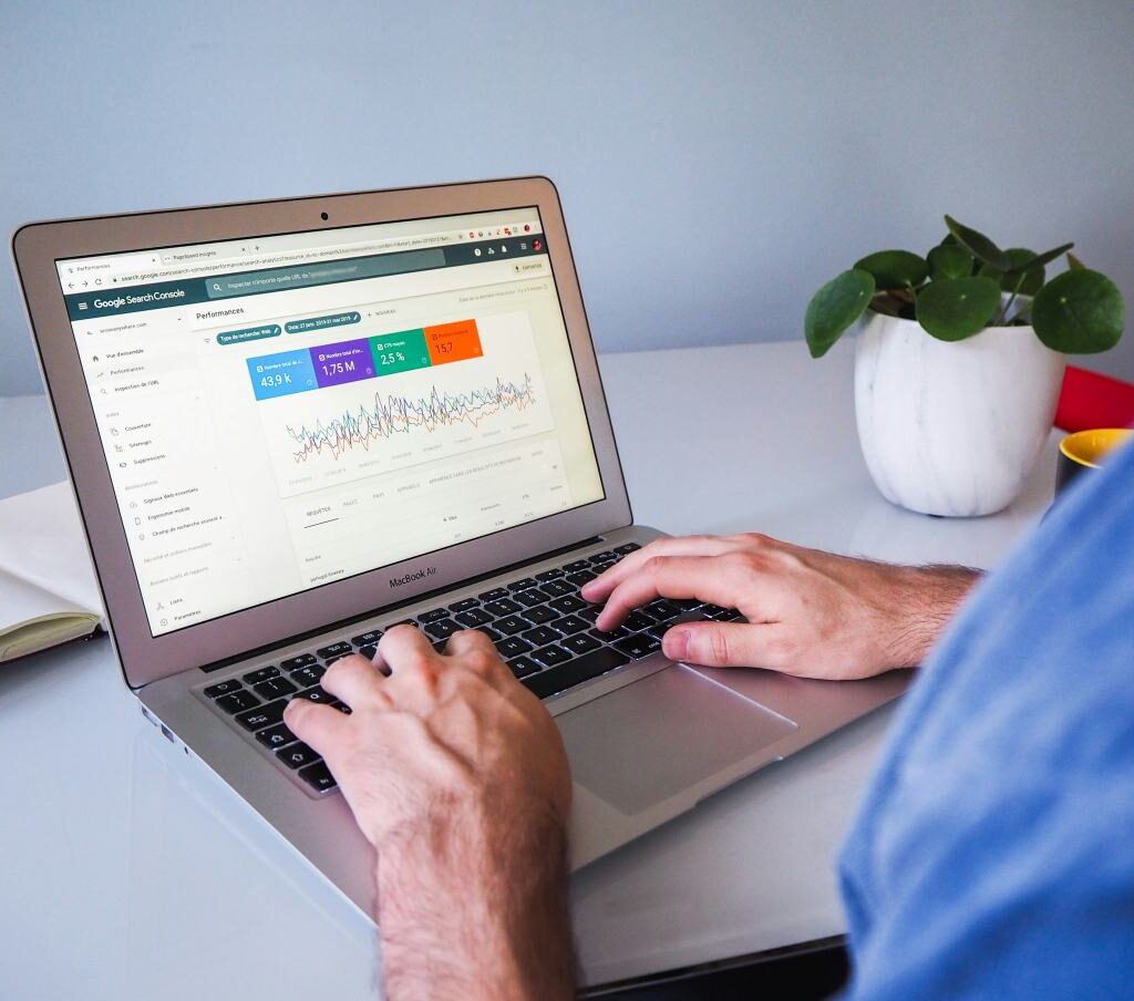 a google search console data studies on what are the performance of all site pages and data use the improve what is SEO practices.
